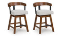 Ralene Counter Height Barstool (Set of 2) - Visions in Furniture (La Mirada, CA)