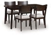 Mallenette Dining Table and 4 Chairs (Set of 5) - Visions in Furniture (La Mirada, CA)