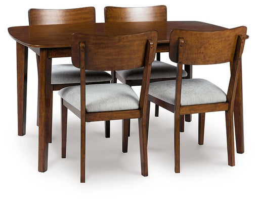 Tameride Dining Table and 4 Chairs (Set of 5) - Visions in Furniture (La Mirada, CA)