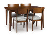 Tameride Dining Table and 4 Chairs (Set of 5) - Visions in Furniture (La Mirada, CA)