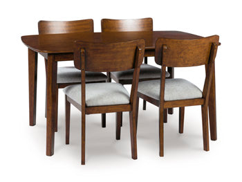 Tameride Dining Table and 4 Chairs (Set of 5) - Visions in Furniture (La Mirada, CA)