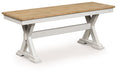 Purlaney 48" Dining Bench - Visions in Furniture (La Mirada, CA)
