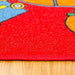 ABBEY Red & Multi 5' X 8' Area Rug - Visions in Furniture (La Mirada, CA)