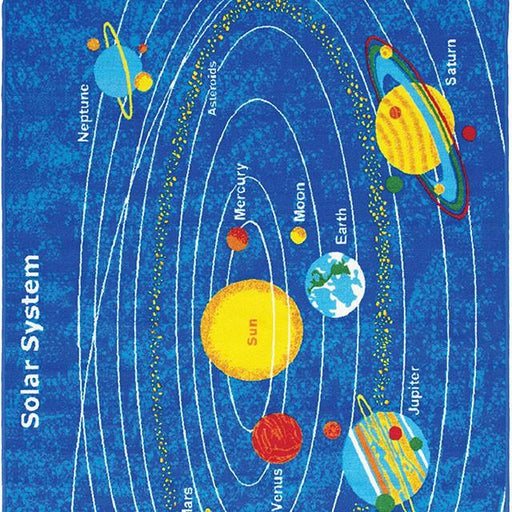 Abbey Solar System 4' 9" X 6' 9" Area Rug - Visions in Furniture (La Mirada, CA)