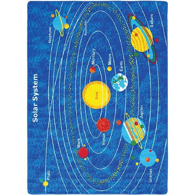 Abbey Solar System 4' 9" X 6' 9" Area Rug - Visions in Furniture (La Mirada, CA)