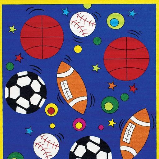 Abbey Sports 4' 9" X 6' 9" Area Rug - Visions in Furniture (La Mirada, CA)