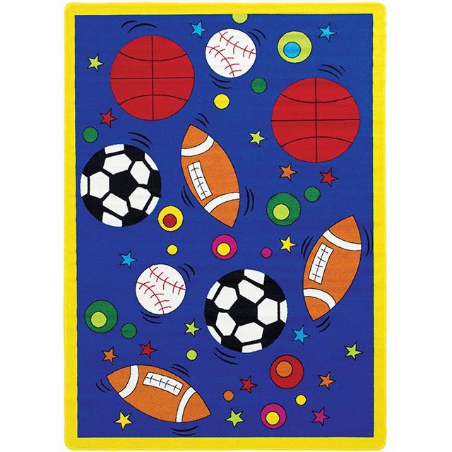 Abbey Sports 4' 9" X 6' 9" Area Rug - Visions in Furniture (La Mirada, CA)