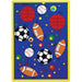 Abbey Sports 4' 9" X 6' 9" Area Rug - Visions in Furniture (La Mirada, CA)