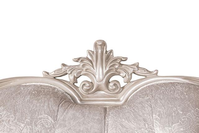 Acapulco White & Espresso Loveseat