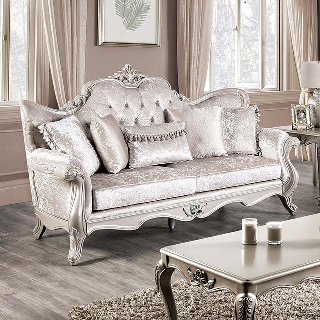Acapulco White & Espresso Sofa - Visions in Furniture (La Mirada, CA)