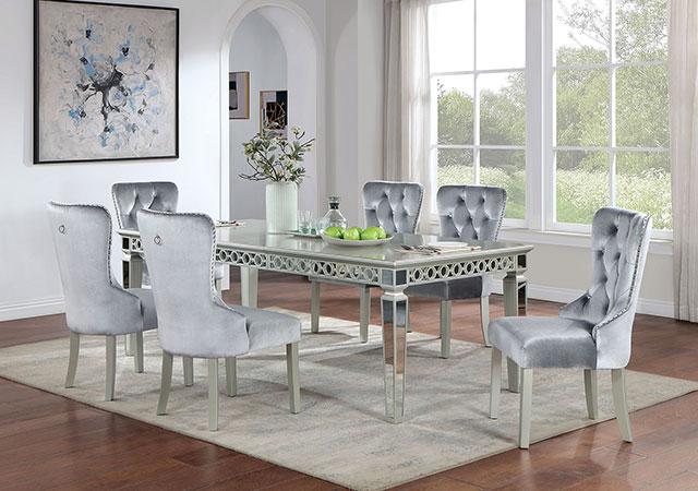 Adalia 7 Pc Dining Table Set - Visions in Furniture (La Mirada, CA)
