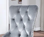 ADALIA Wingback Chair (2/CTN), Silver/Dark Gray - Visions in Furniture (La Mirada, CA)