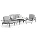 Adele 5 Pc. Conversation Set w/ Adjustable Chairs - Visions in Furniture (La Mirada, CA)