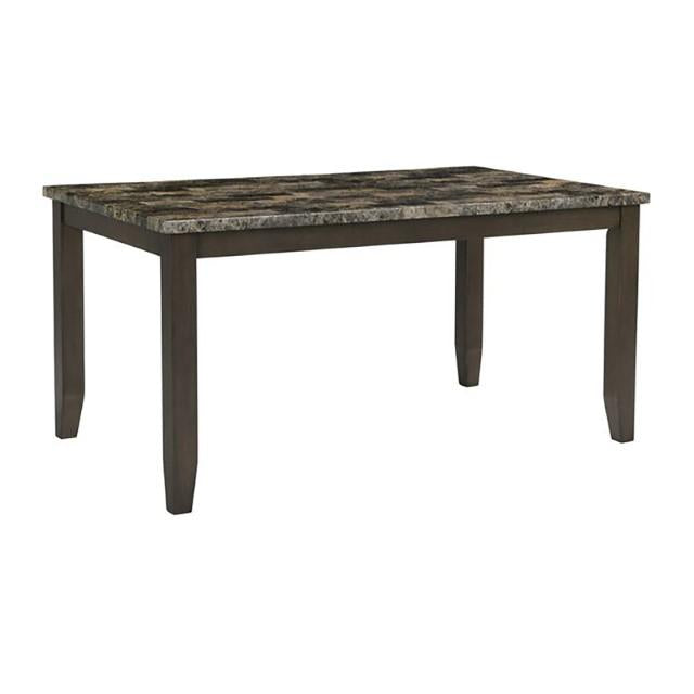 Adia 7 Pc Dinning Table Set Grey & Brown - Visions in Furniture (La Mirada, CA)
