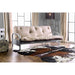 Aksel Black/Red Futon Mattress, Black, Red & Gray - Visions in Furniture (La Mirada, CA)