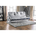 Aksel Black/Red Futon Mattress, Black, Red & Gray - Visions in Furniture (La Mirada, CA)