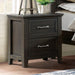 ALAINA Night Stand With USB Plug - Visions in Furniture (La Mirada, CA)