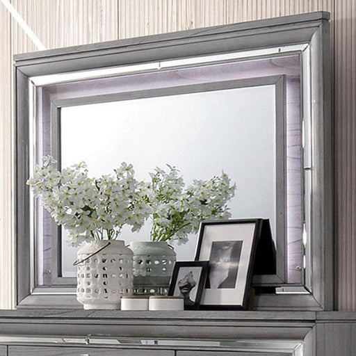 Alanis Light Gray Mirror - Visions in Furniture (La Mirada, CA)