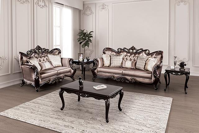 Albacete Chair Cherry & Campage - Visions in Furniture (La Mirada, CA)