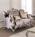 Albacete Loveseat Campage & Walnut - Visions in Furniture (La Mirada, CA)