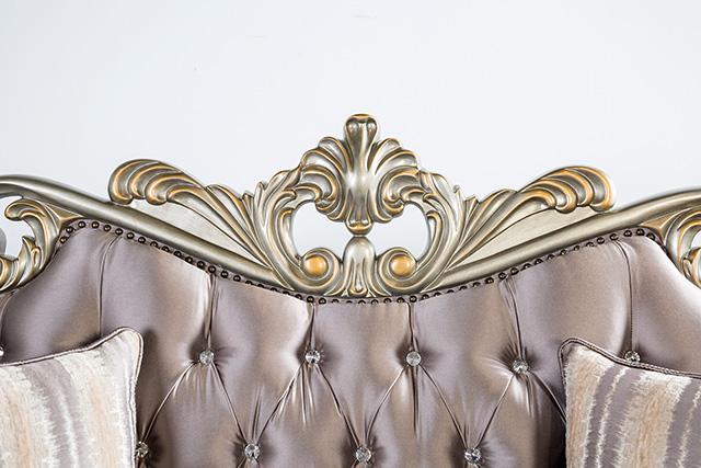 Albacete Sofa Campage & Walnut - Visions in Furniture (La Mirada, CA)