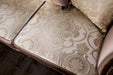 Albacete Loveseat Campage & Walnut - Visions in Furniture (La Mirada, CA)