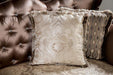 Albacete Sofa Campage & Walnut - Visions in Furniture (La Mirada, CA)