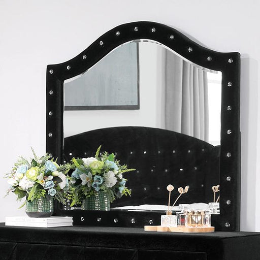 ZOHAR Mirror, Black - Visions in Furniture (La Mirada, CA)