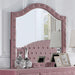 ZOHAR Mirror, Pink - Visions in Furniture (La Mirada, CA)
