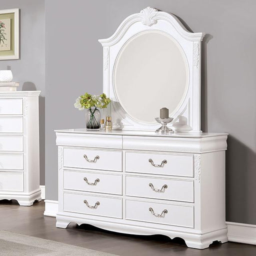 ALECIA Dresser, White - Visions in Furniture (La Mirada, CA)