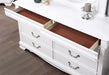 ALECIA Dresser, White - Visions in Furniture (La Mirada, CA)