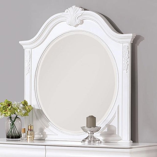 ALECIA Mirror, White - Visions in Furniture (La Mirada, CA)