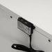 ALECIA Night Stand w/ USB, White - Visions in Furniture (La Mirada, CA)