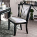 Alena Black/Silver Side Chair (2/CTN) - Visions in Furniture (La Mirada, CA)