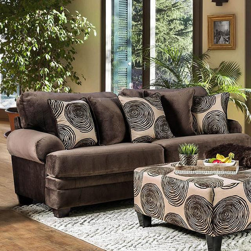 Bonaventura Brown Sofa - Visions in Furniture (La Mirada, CA)