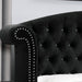 ZOHAR E.King Bed, Black - Visions in Furniture (La Mirada, CA)