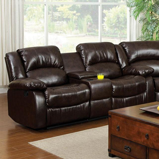 Winslow Love Seat w/ Center Console - Visions in Furniture (La Mirada, CA)
