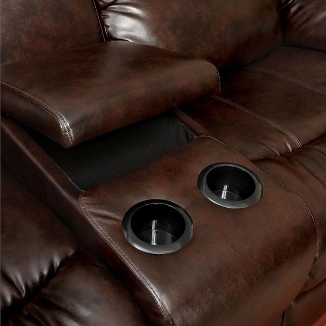 Winslow Love Seat w/ Center Console - Visions in Furniture (La Mirada, CA)