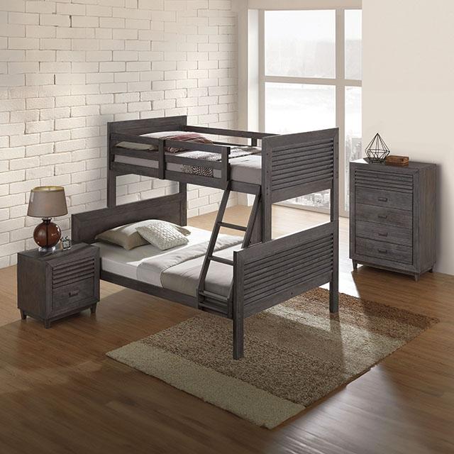 Witham Twin/Full & Twin/Twin Bunk Bed - Visions in Furniture (La Mirada, CA)