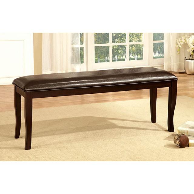 Woodside Dark Cherry/Espresso Bench - Visions in Furniture (La Mirada, CA)