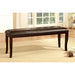 Woodside Dark Cherry/Espresso Bench - Visions in Furniture (La Mirada, CA)
