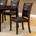 Woodside Dark Cherry/Espresso Side Chair (2/CTN) - Visions in Furniture (La Mirada, CA)