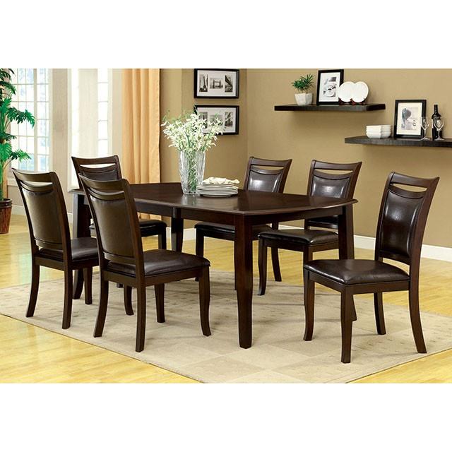 Woodside Dark Cherry/Espresso Side Chair (2/CTN) - Visions in Furniture (La Mirada, CA)