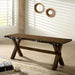 Woodworth Walnut Bench - Visions in Furniture (La Mirada, CA)
