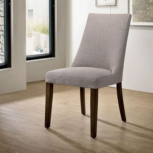 Woodworth Walnut Padded Side Chair (2/CTN) - Visions in Furniture (La Mirada, CA)