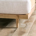 ALESUND Chair, Beige/Light Oak Natural & Brown - Visions in Furniture (La Mirada, CA)