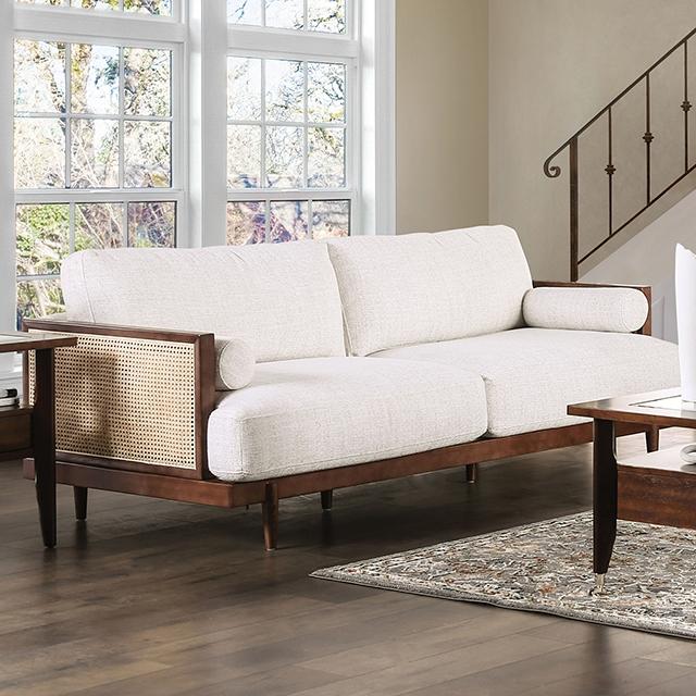 ALESUND Sofa, Beige/Light Oak, Natural & Brown - Visions in Furniture (La Mirada, CA)