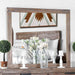 Wynton Weathered Light Oak Mirror - Visions in Furniture (La Mirada, CA)