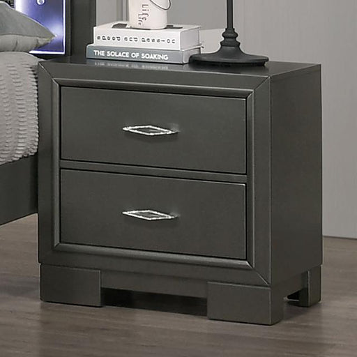 ALISON Night Stand, Dark Walnut - Visions in Furniture (La Mirada, CA)