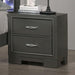 ALISON Night Stand, Dark Walnut - Visions in Furniture (La Mirada, CA)